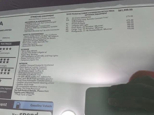 2026 Toyota 4Runner Limited