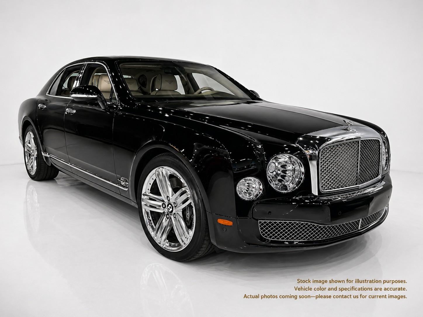Black 2013 Bentley Mulsanne RWD Sedan Rear-Wheel Drive Automatic