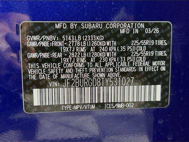 2026 Subaru Outback Limited XT