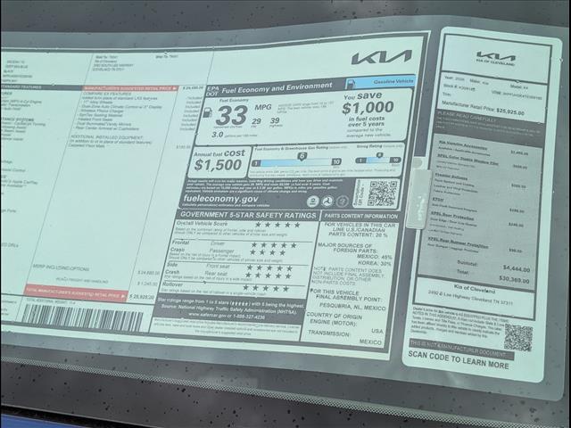 2026 Kia K4 EX