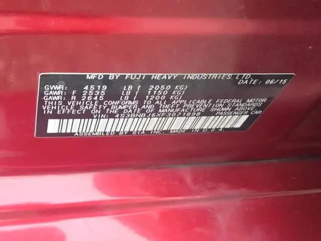 2015 Subaru Legacy 2.5i Limited