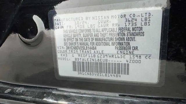 2025 Nissan Versa 1.6 S