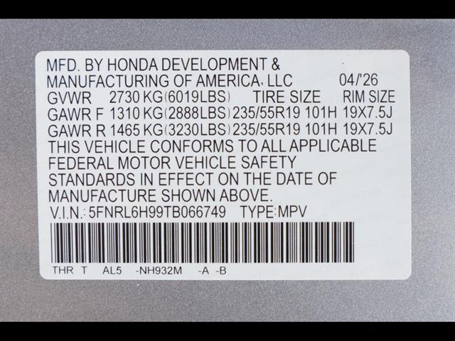 2026 Honda Odyssey Elite