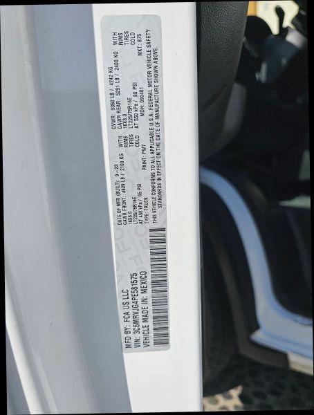 2023 Ram ProMaster Cargo Van High Roof 159" WB EXT