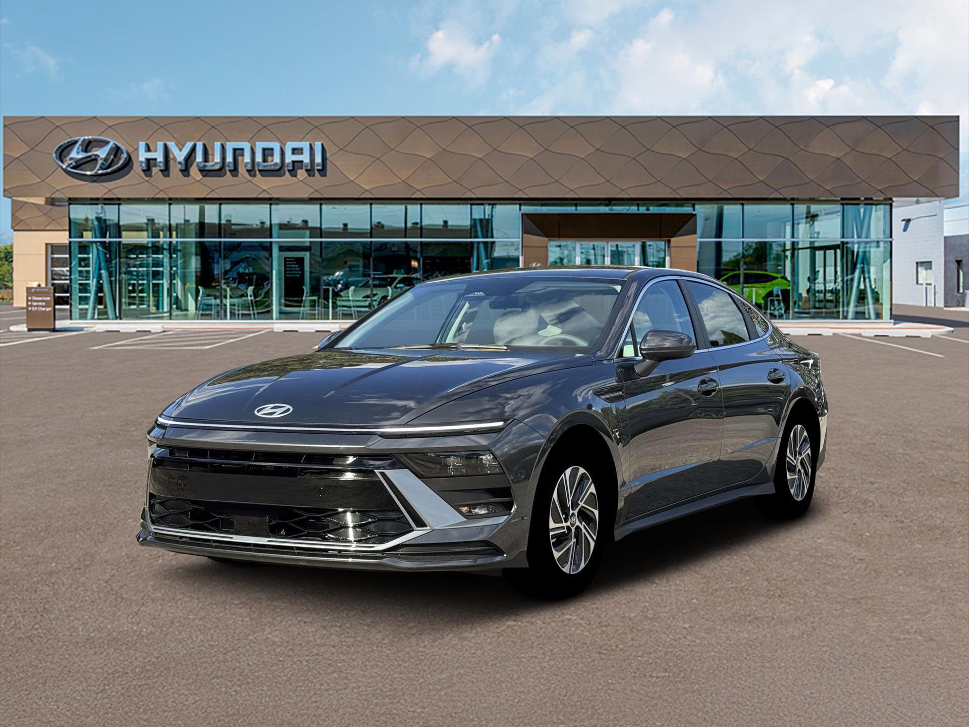 Portofino Gray 2026 Hyundai Sonata Hybrid Sedan Front-Wheel Drive Automatic