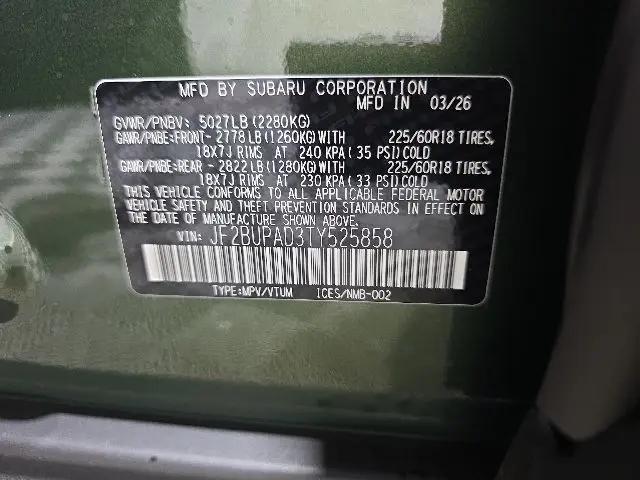 2026 Subaru Outback Premium