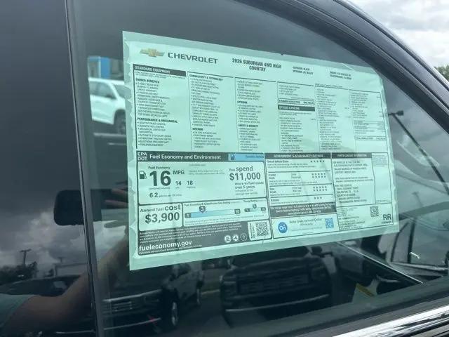 2026 Chevrolet Suburban High Country, 4WD