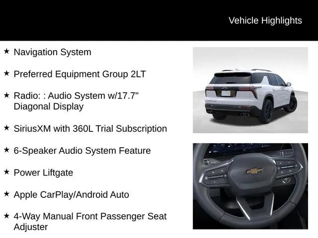2026 Chevrolet Traverse AWD LT