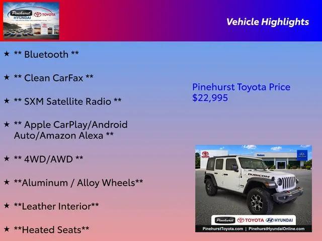 2018 Jeep Wrangler Unlimited Rubicon 4x4