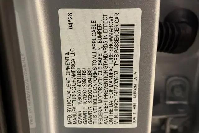 2026 Honda Accord Sedan SE