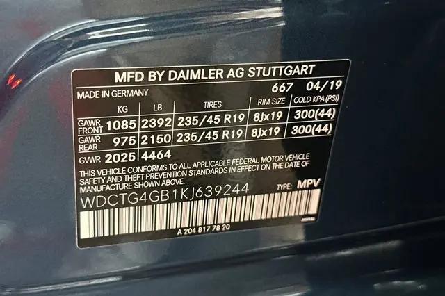 2019 Mercedes-Benz GLA-CLASS GLA 250 4MATIC