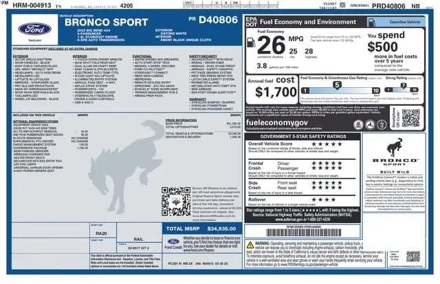 2023 Ford Bronco Sport Big Bend