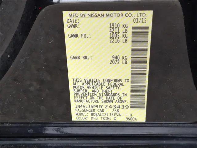 2015 Nissan Altima 2.5 SV