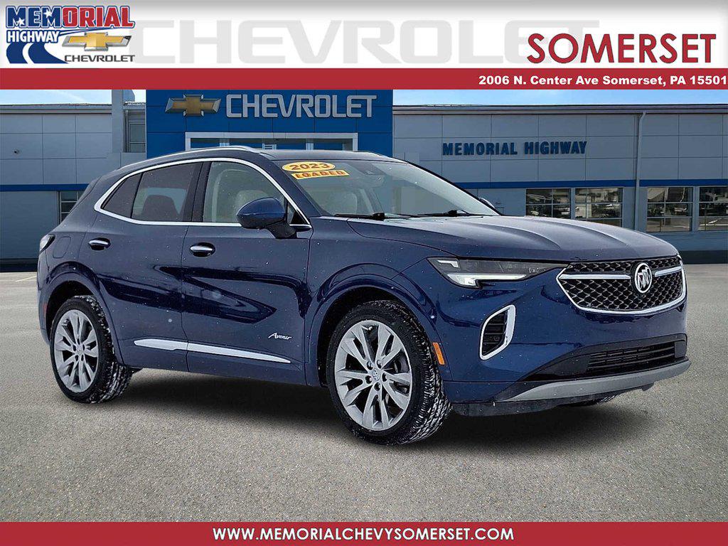 Sapphire Metallic 2023 Buick Envision Avenir AWD SUV / Crossover All-Wheel Drive Automatic