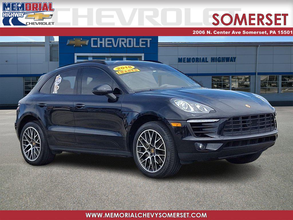 Black 2018 Porsche Macan S AWD SUV / Crossover All-Wheel Drive Automatic