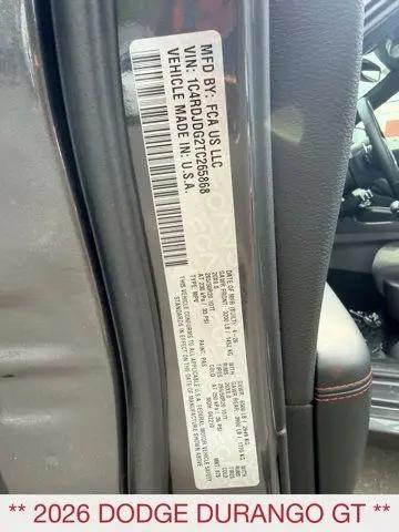 2026 Dodge Durango GT AWD