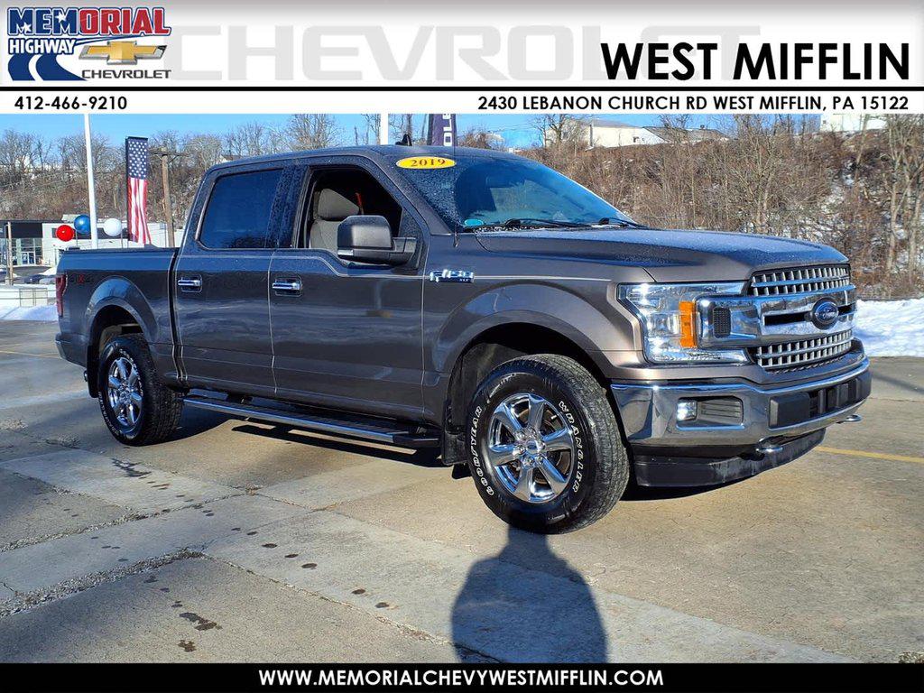 STONE GRAY 2019 Ford F-150 XLT SuperCrew 4WD Pickup Truck Four-Wheel Drive Automatic