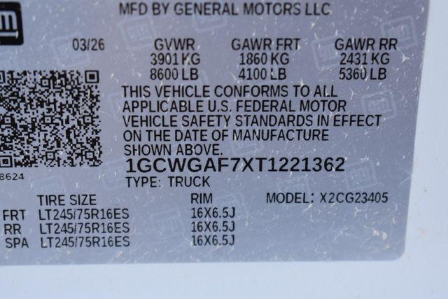 2026 Chevrolet Express Cargo Van 2500 Regular Wheelbase, WT, RWD