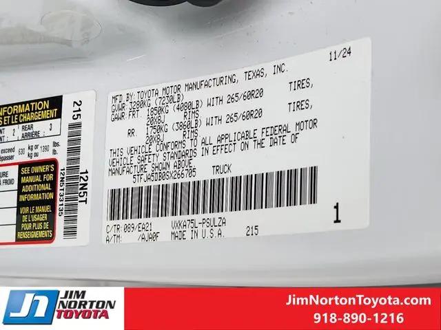 2025 Toyota Tundra Limited