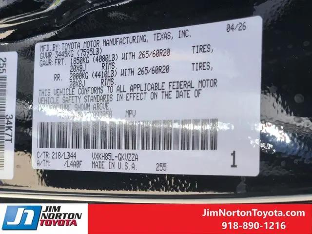 2026 Toyota Sequoia 1794 Edition