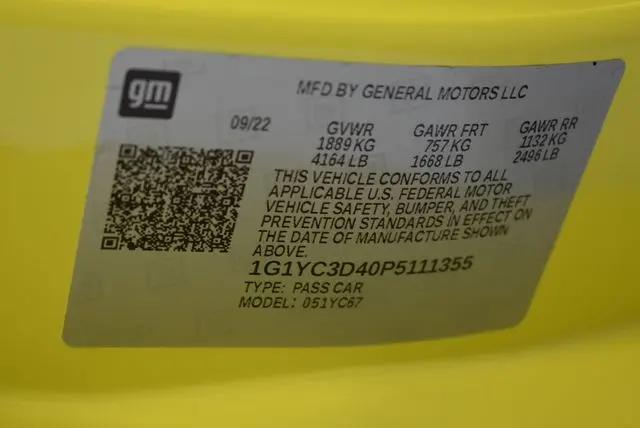 2023 Chevrolet Corvette Stingray RWD Convertible 3LT