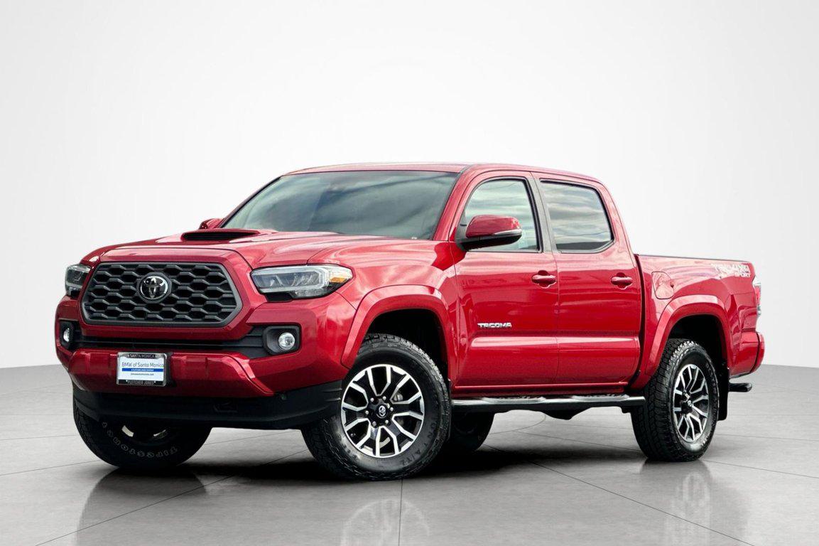 Barcelona Red Metallic 2020 Toyota Tacoma TRD Sport Double Cab 4WD Pickup Truck Four-Wheel Drive Manual