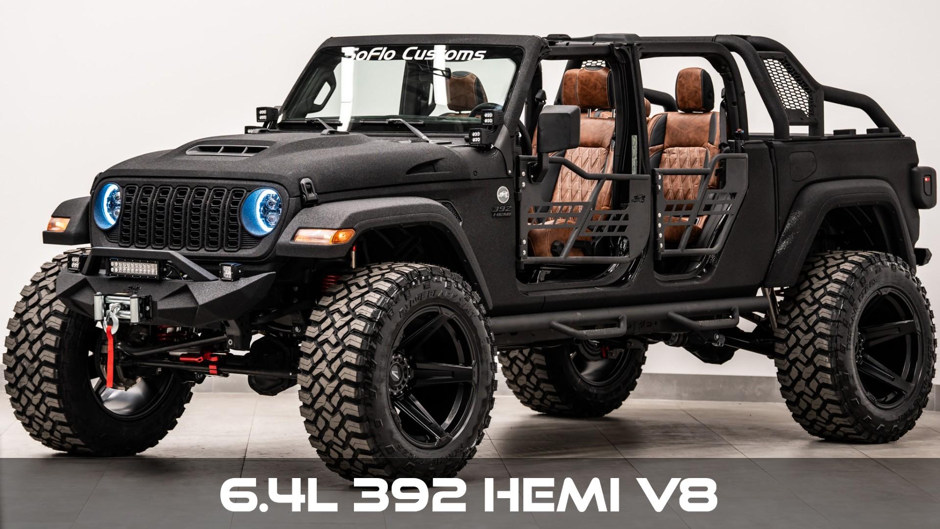 Black 2026 Jeep Gladiator 85th Anniversary Edition Crew Cab 4WD Pickup Truck Four-Wheel Drive 8-Speed Automatic