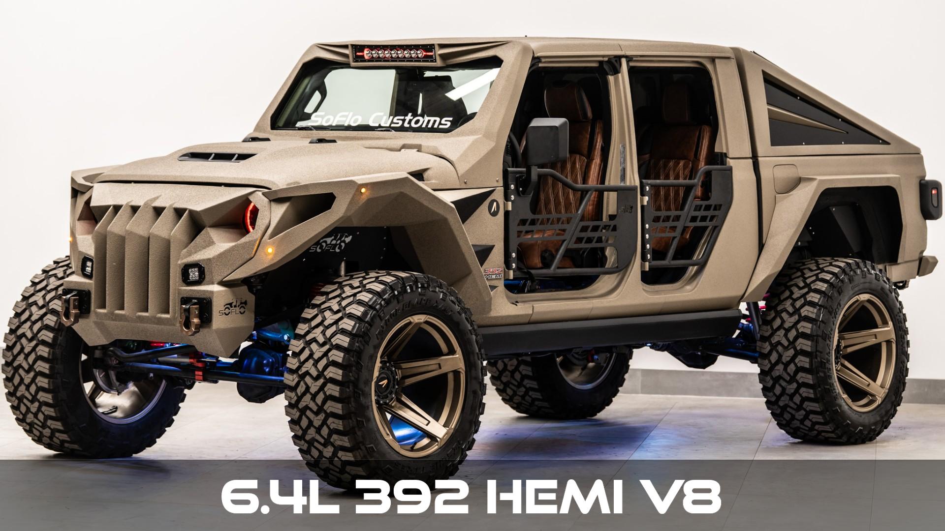 Brown (Tan) 2026 Jeep Gladiator 85th Anniversary Edition Crew Cab 4WD Pickup Truck Four-Wheel Drive 8-Speed Automatic