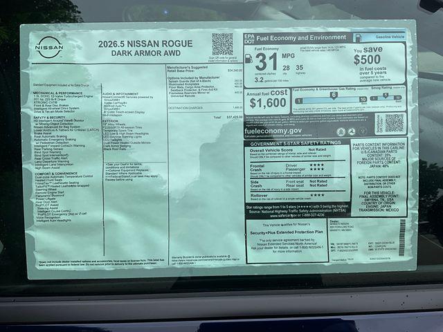 2026 Nissan Rogue Dark Armor