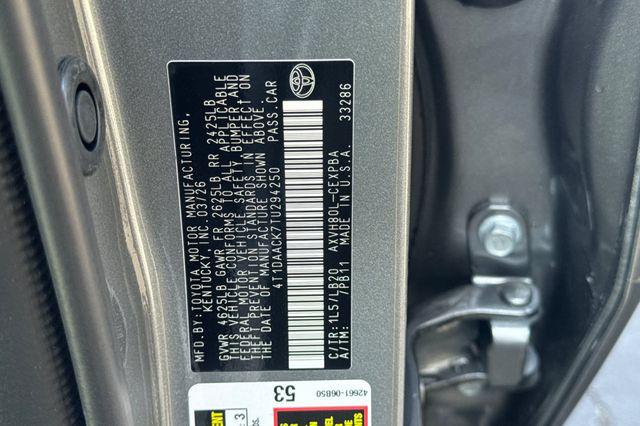 2026 Toyota Camry XSE