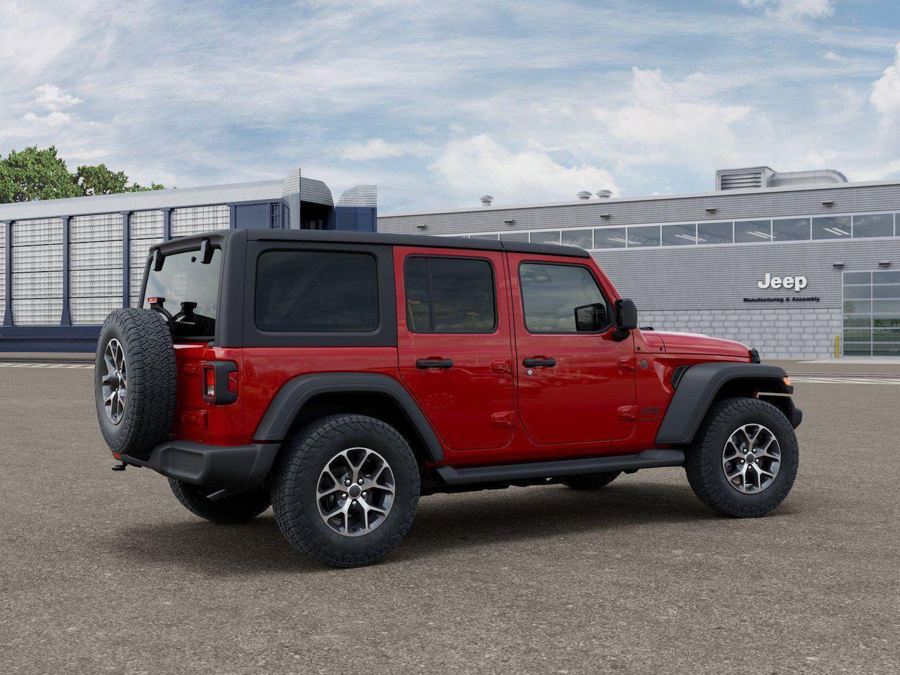 New 2026 Firecracker Red Clear-Coat Exterior Paint Jeep Sport S image 4