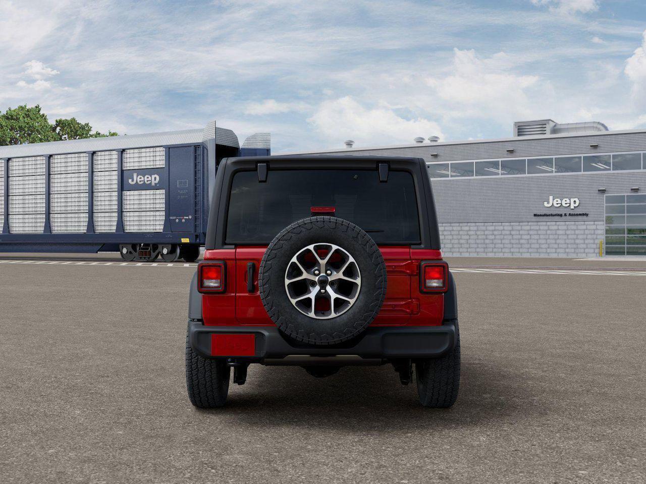 New 2026 Firecracker Red Clear-Coat Exterior Paint Jeep Sport S image 7