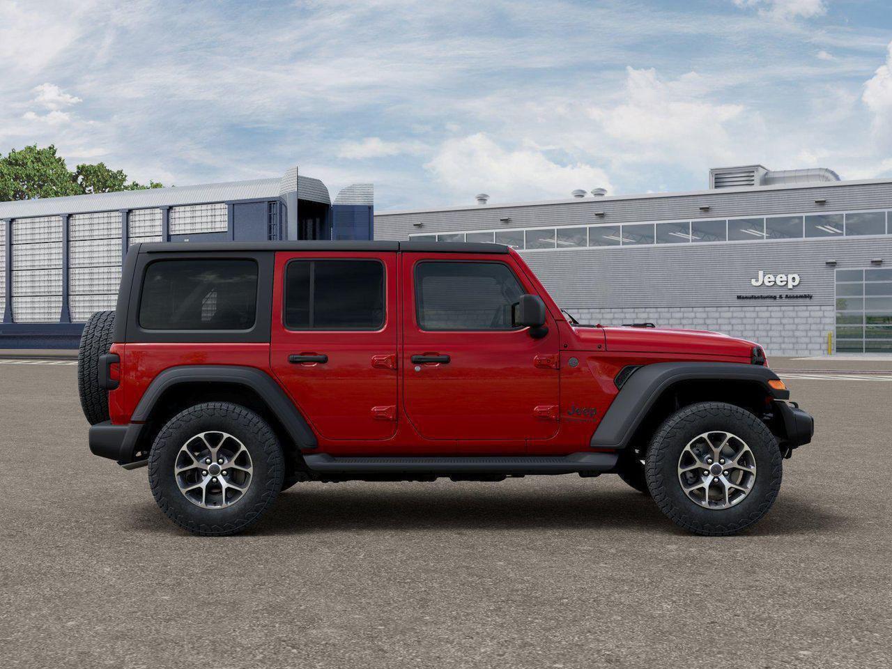 New 2026 Firecracker Red Clear-Coat Exterior Paint Jeep Sport S image 21