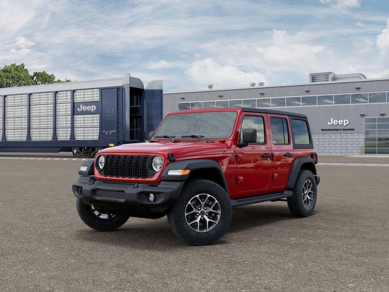 New 2026 Firecracker Red Clear-Coat Exterior Paint Jeep Sport S image 27