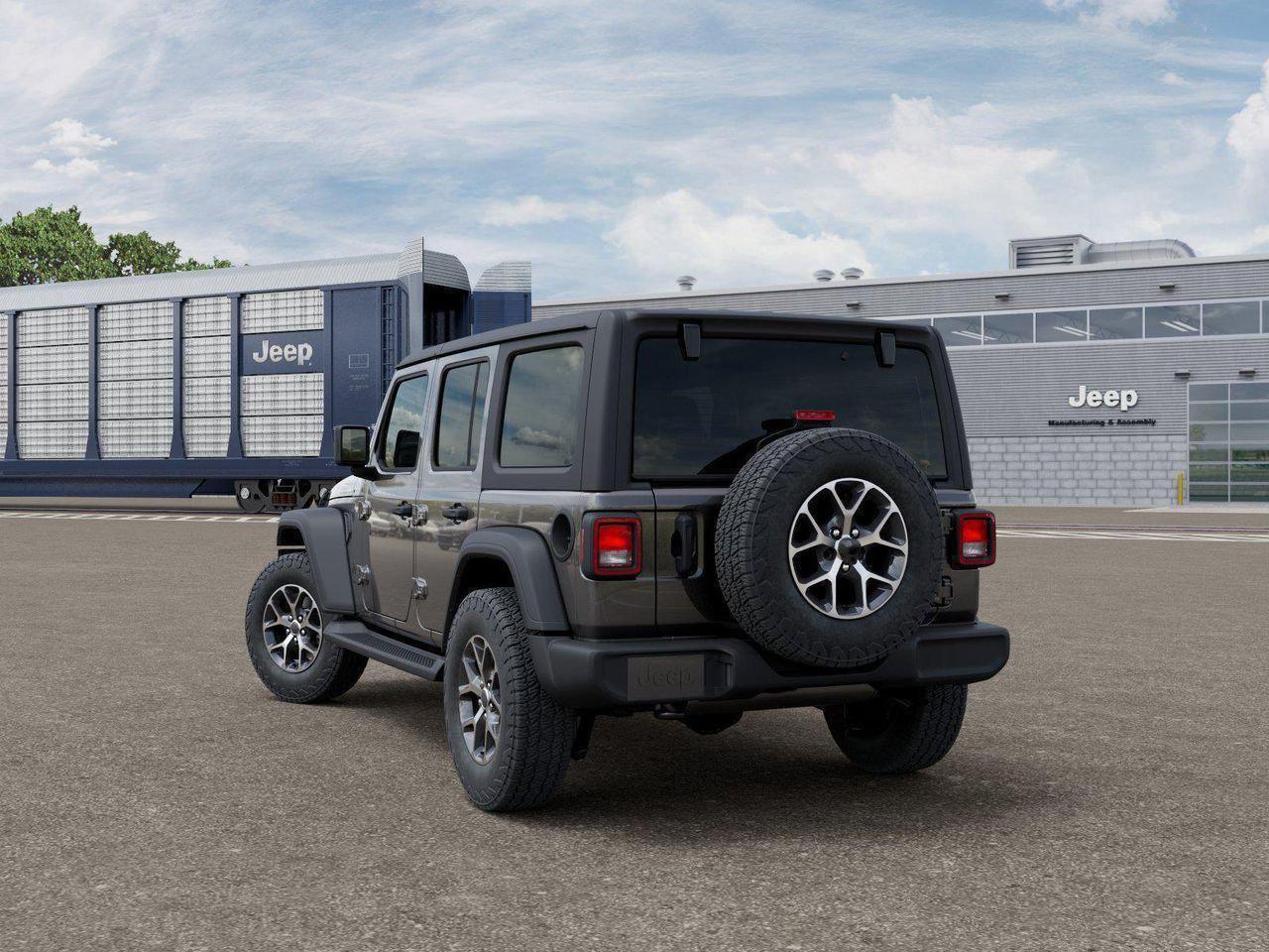 New 2026 Granite Crystal Metallic Clear-Coat Exterior Paint Jeep Sport S image 3