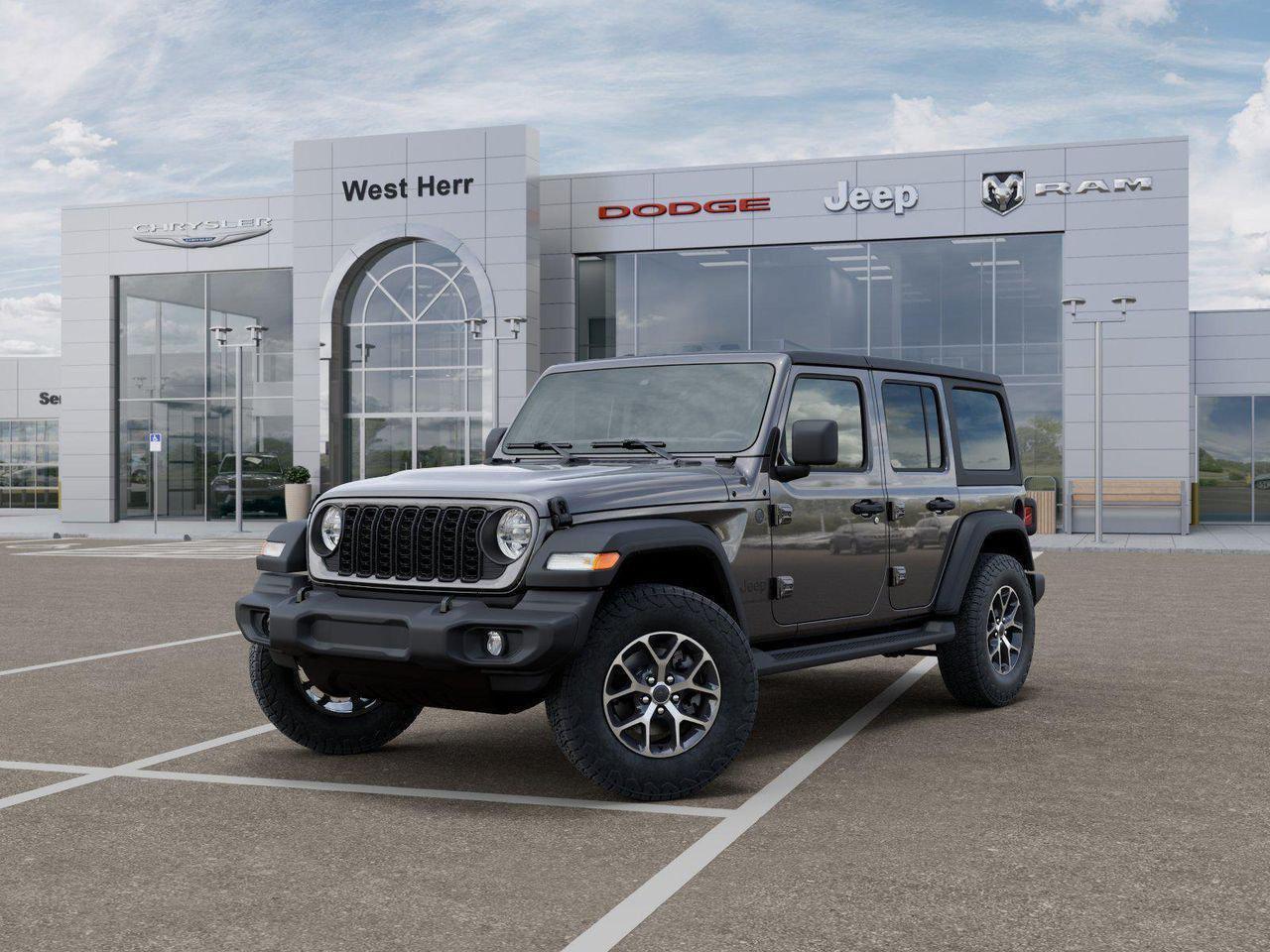 New 2026 Granite Crystal Metallic Clear-Coat Exterior Paint Jeep Sport S image 27