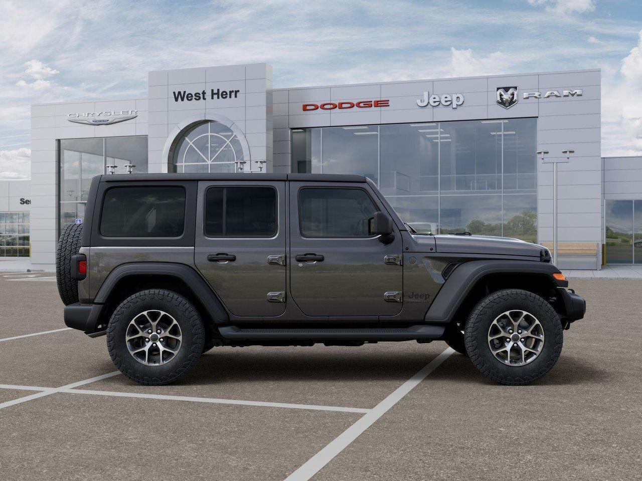 New 2026 Granite Crystal Metallic Clear-Coat Exterior Paint Jeep Sport S image 47