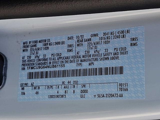 2022 Ford Escape SE