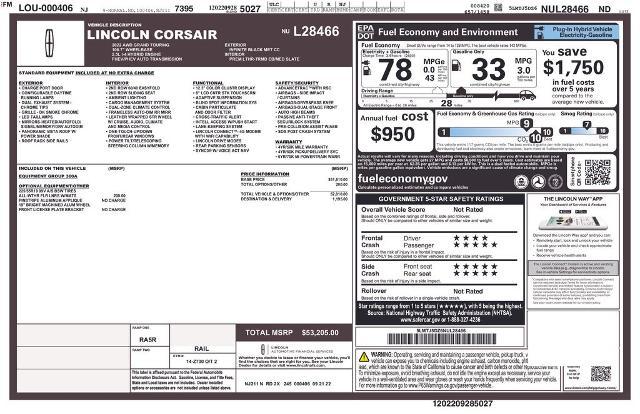 2022 Lincoln Corsair Grand Touring