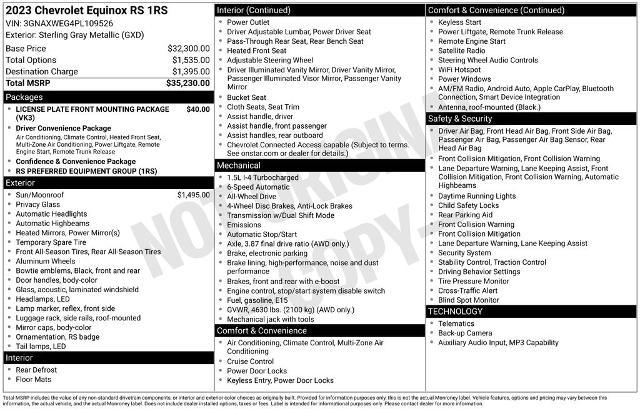2023 Chevrolet Equinox AWD RS
