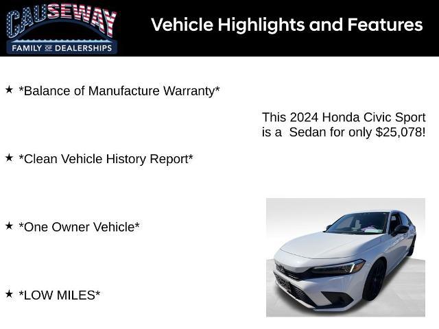 2024 Honda Civic Sport