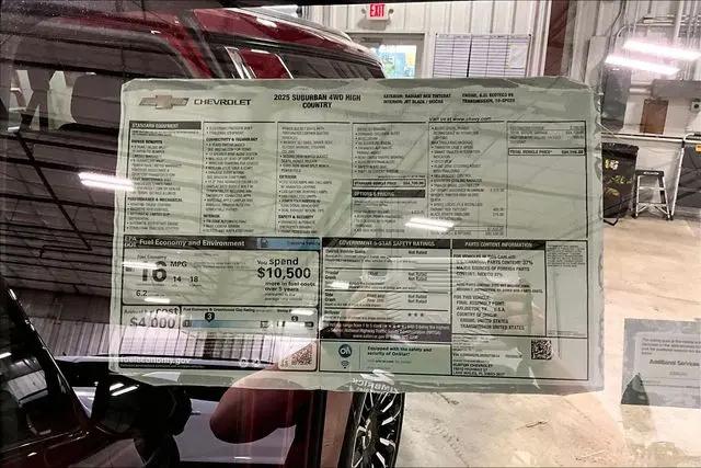 2025 Chevrolet Suburban 4WD High Country