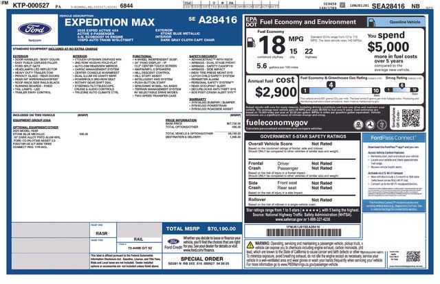 2025 Ford Expedition Active MAX