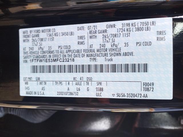 2021 Ford F-150 XL