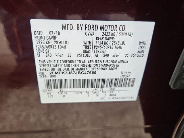 2018 Ford Edge SEL