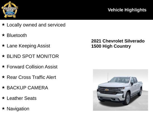 2021 Chevrolet Silverado 1500 4WD Crew Cab Short Bed High Country