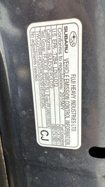 2015 Subaru Outback 2.5i Limited