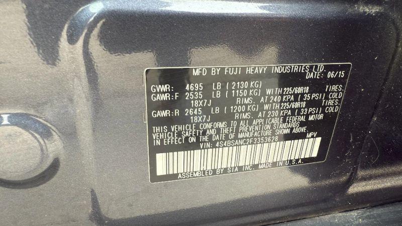 2015 Subaru Outback 2.5i Limited