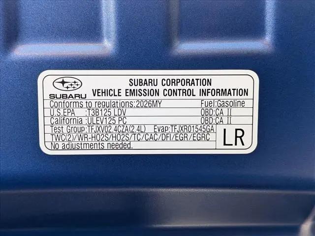 2026 Subaru WRX Limited