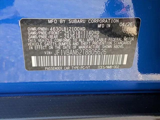 2026 Subaru WRX Limited